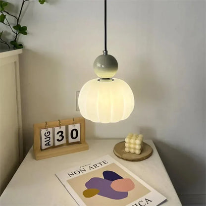 Superb hängande lampa Bauhaus Art Déco – Elegant mångfärgad lampa med geometrisk elegans