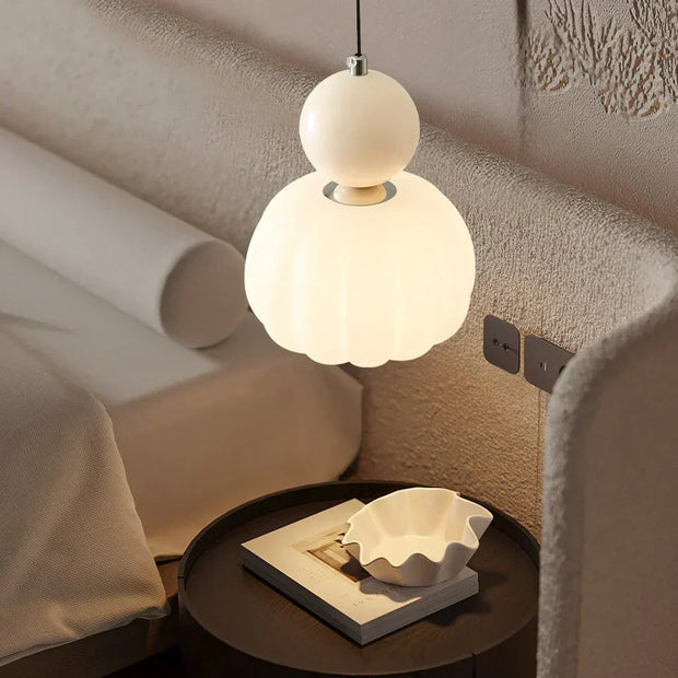 Superb Bauhaus Art Deco pendant lamp – Elegant multi-colored lamp with geometric elegance