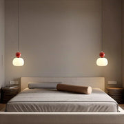 Superb Bauhaus Art Deco pendant lamp – Elegant multi-colored lamp with geometric elegance