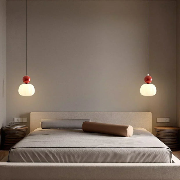 Superb Bauhaus Art Deco pendant lamp – Elegant multi-colored lamp with geometric elegance