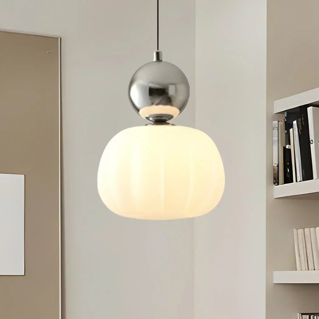 Superb hängande lampa Bauhaus Art Déco – Elegant mångfärgad lampa med geometrisk elegans