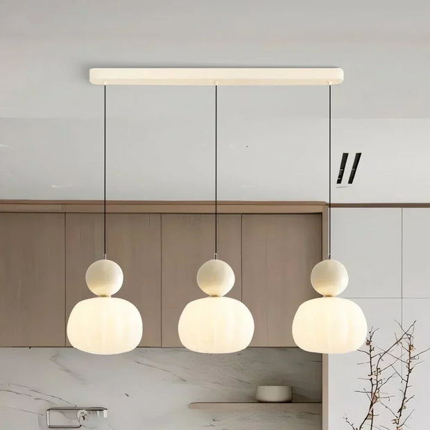 Superb Bauhaus Art Deco pendant lamp – Elegant multi-colored lamp with geometric elegance