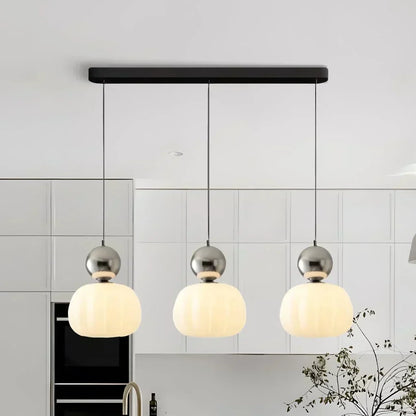 Superb hängande lampa Bauhaus Art Déco – Elegant mångfärgad lampa med geometrisk elegans