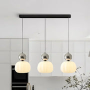 Superb Bauhaus Art Deco pendant lamp – Elegant multi-colored lamp with geometric elegance