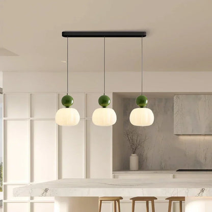 Superb hängande lampa Bauhaus Art Déco – Elegant mångfärgad lampa med geometrisk elegans