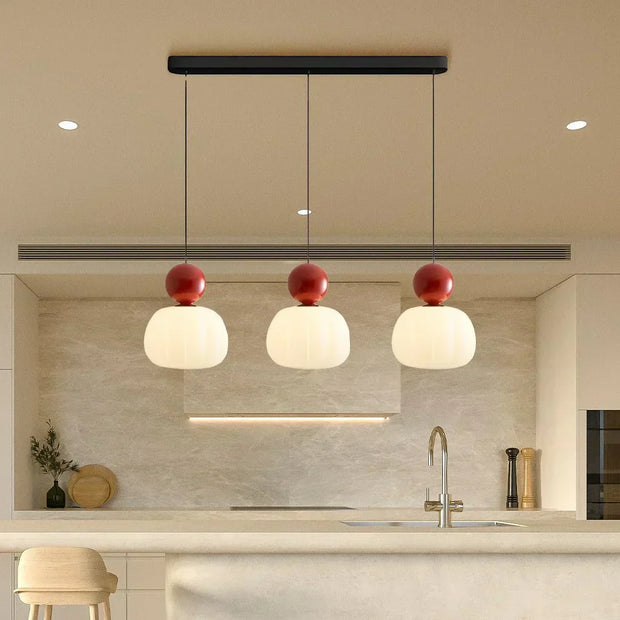 Superb Bauhaus Art Deco pendant lamp – Elegant multi-colored lamp with geometric elegance