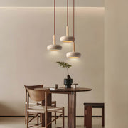 Travertine Pendant Light Osho – Exquisite Natural Stone Design Enhanced by Elegant LED Lighting