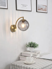 Elegant Glass Wall Sconce – Embrace Modern Elegance with a Soft Ambient Light