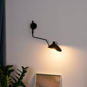 Single-Arm Wall Sconce Inspired by Mouille – Chic and Adjustable Design for Sophisticated Spaces