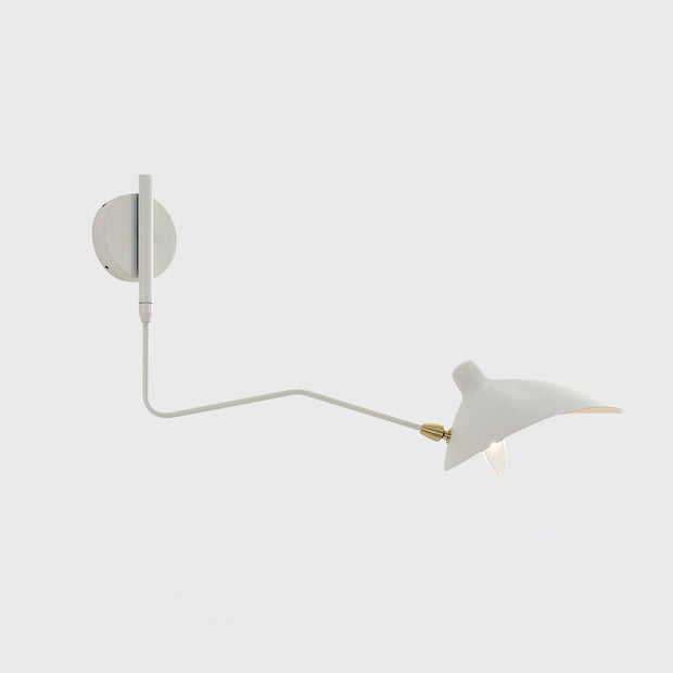 Single-Arm Wall Sconce Inspired by Mouille – Chic and Adjustable Design for Sophisticated Spaces