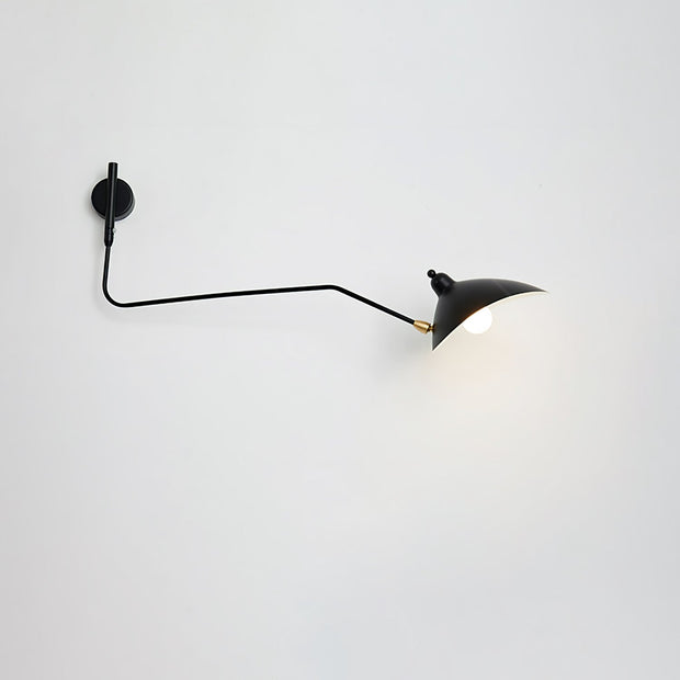 Single-Arm Wall Sconce Inspired by Mouille – Chic and Adjustable Design for Sophisticated Spaces