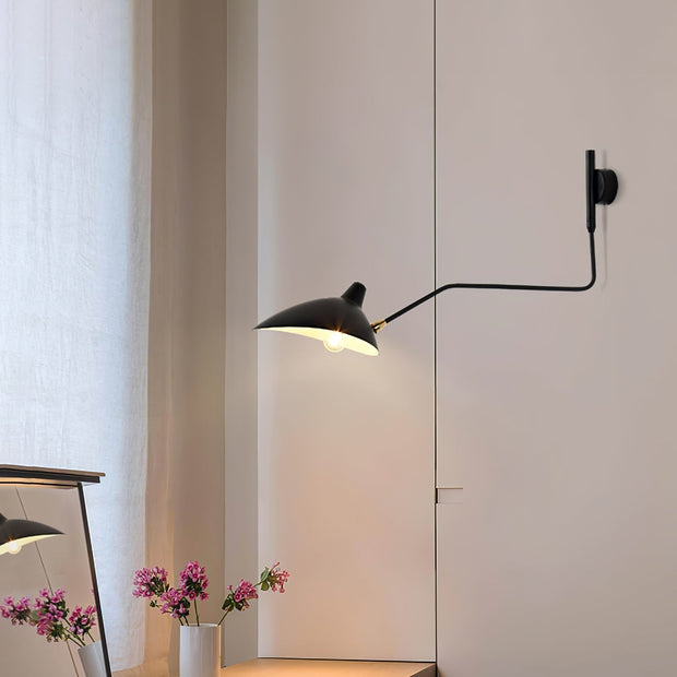 Single-Arm Wall Sconce Inspired by Mouille – Chic and Adjustable Design for Sophisticated Spaces