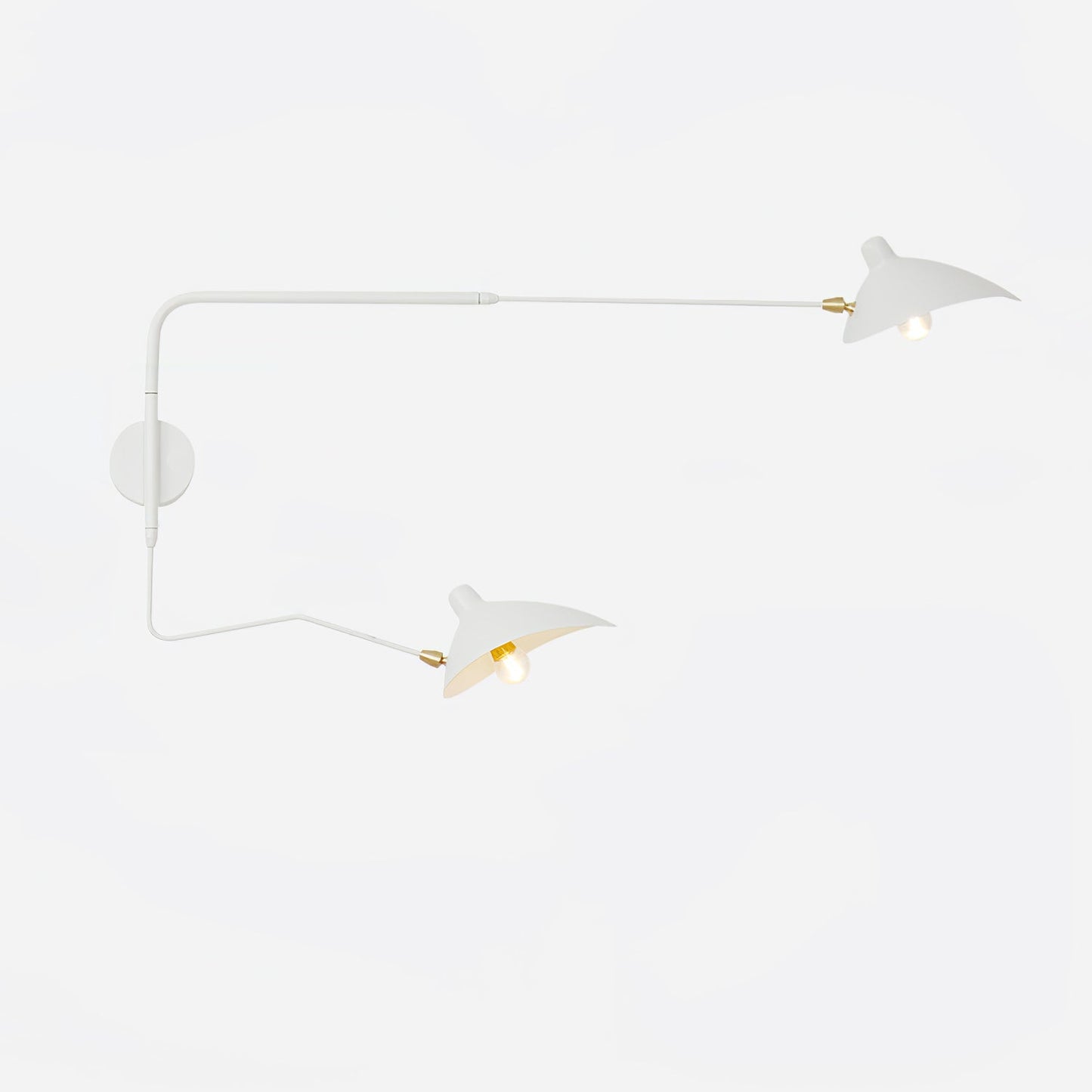 Applique Murale à Un Bras Inspirée de Mouille – Design Chic et Ajustable pour Espaces Sophistiqués