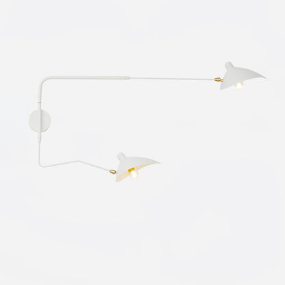 Applique Murale à Un Bras Inspirée de Mouille – Design Chic et Ajustable pour Espaces Sophistiqués