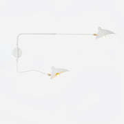 Single-Arm Wall Sconce Inspired by Mouille – Chic and Adjustable Design for Sophisticated Spaces