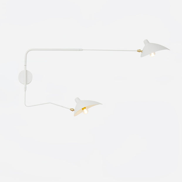 Single-Arm Wall Sconce Inspired by Mouille – Chic and Adjustable Design for Sophisticated Spaces