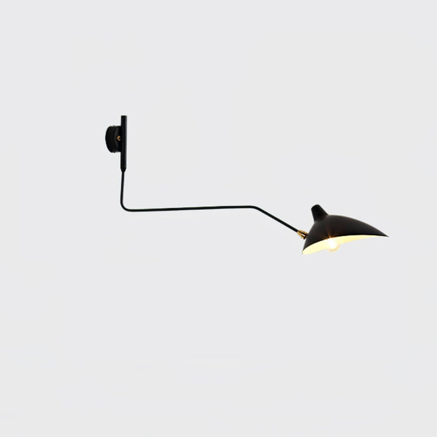Single-Arm Wall Sconce Inspired by Mouille – Chic and Adjustable Design for Sophisticated Spaces