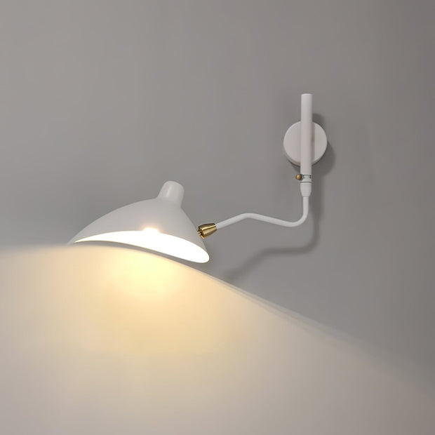 Single-Arm Wall Sconce Inspired by Mouille – Chic and Adjustable Design for Sophisticated Spaces