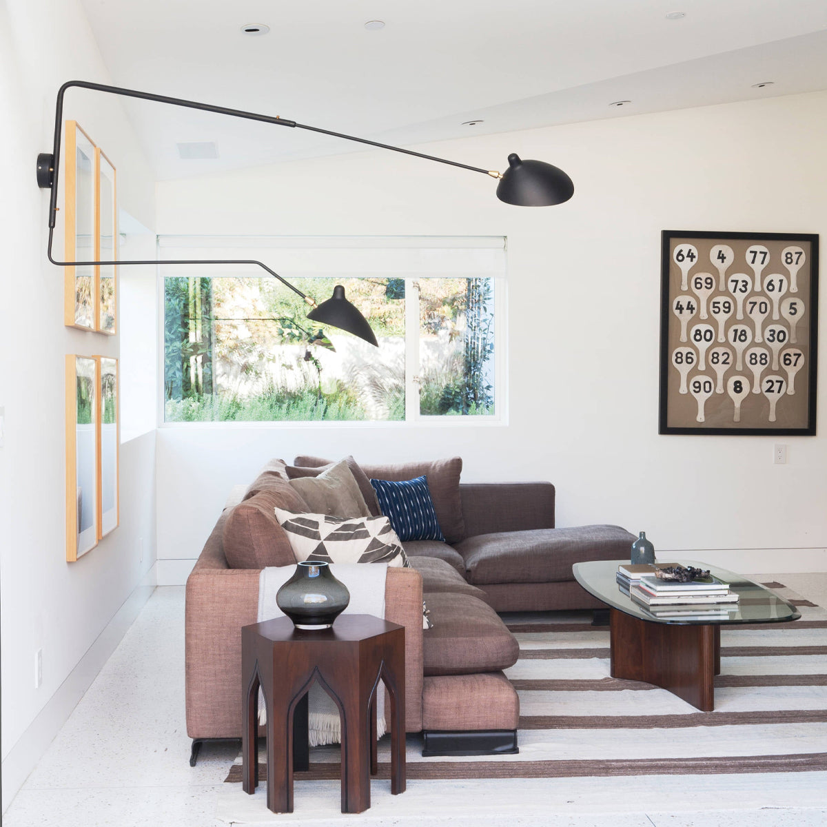 Applique Murale à Un Bras Inspirée de Mouille – Design Chic et Ajustable pour Espaces Sophistiqués