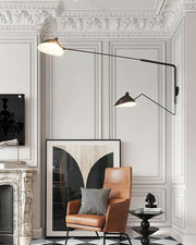 Single-Arm Wall Sconce Inspired by Mouille – Chic and Adjustable Design for Sophisticated Spaces