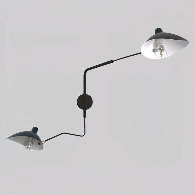 Single-Arm Wall Sconce Inspired by Mouille – Chic and Adjustable Design for Sophisticated Spaces