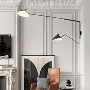 Single-Arm Wall Sconce Inspired by Mouille – Chic and Adjustable Design for Sophisticated Spaces