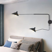 Single-Arm Wall Sconce Inspired by Mouille – Chic and Adjustable Design for Sophisticated Spaces