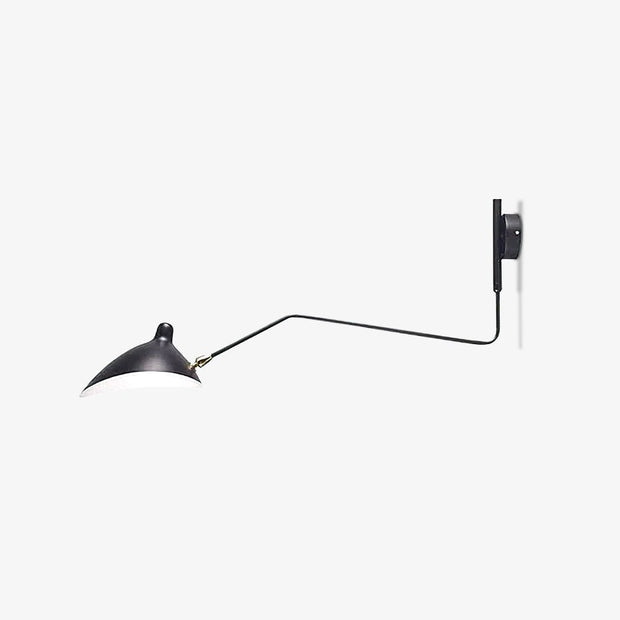 Single-Arm Wall Sconce Inspired by Mouille – Chic and Adjustable Design for Sophisticated Spaces