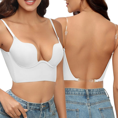 Soutien-Gorge Dos Nu pour Femmes – Confort Ultime et Support Parfait avec Design Multi-Position Réglable