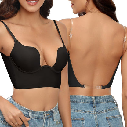 Soutien-Gorge Dos Nu pour Femmes – Confort Ultime et Support Parfait avec Design Multi-Position Réglable
