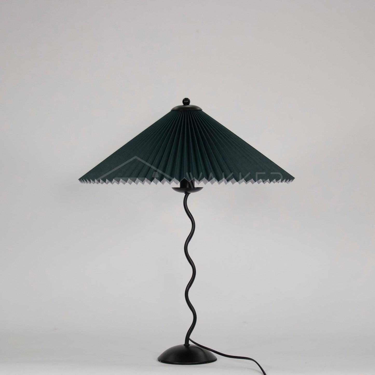 Lampe de Table Chic Squiggle – Élégance Contemporaine Ondulée pour Votre Salon, Chambre ou Bureau