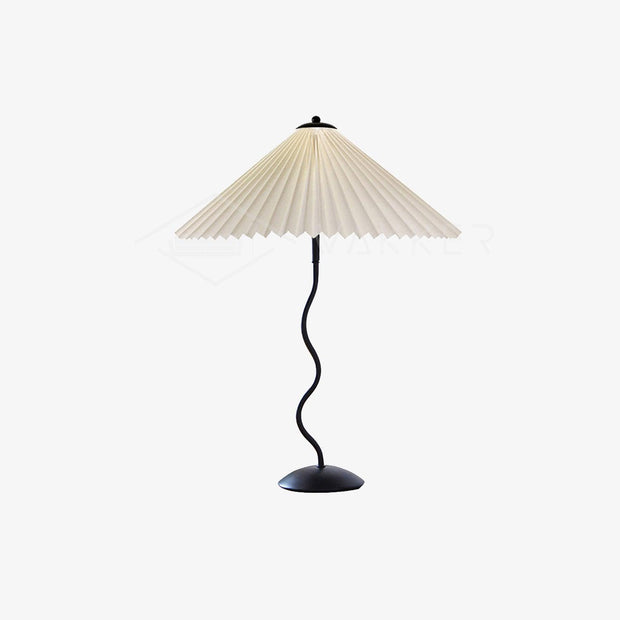 Chic Squiggle Table Lamp – Wavy Contemporary Elegance for Your Living Room, Bedroom, or Office