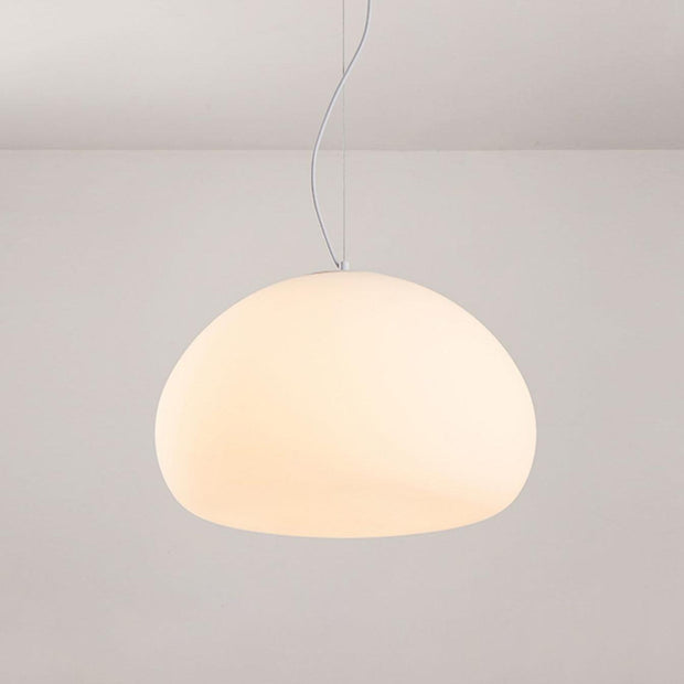 Chic Bao-Shaped Pendant – Contemporary Glass Design for a Warm Atmosphere