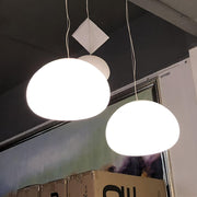 Chic Bao-Shaped Pendant – Contemporary Glass Design for a Warm Atmosphere