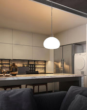 Chic Bao-Shaped Pendant – Contemporary Glass Design for a Warm Atmosphere
