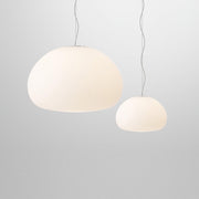 Chic Bao-Shaped Pendant – Contemporary Glass Design for a Warm Atmosphere
