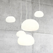 Chic Bao-Shaped Pendant – Contemporary Glass Design for a Warm Atmosphere