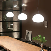 Chic Bao-Shaped Pendant – Contemporary Glass Design for a Warm Atmosphere
