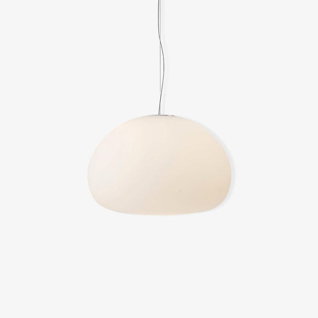 Chic Bao-Shaped Pendant – Contemporary Glass Design for a Warm Atmosphere