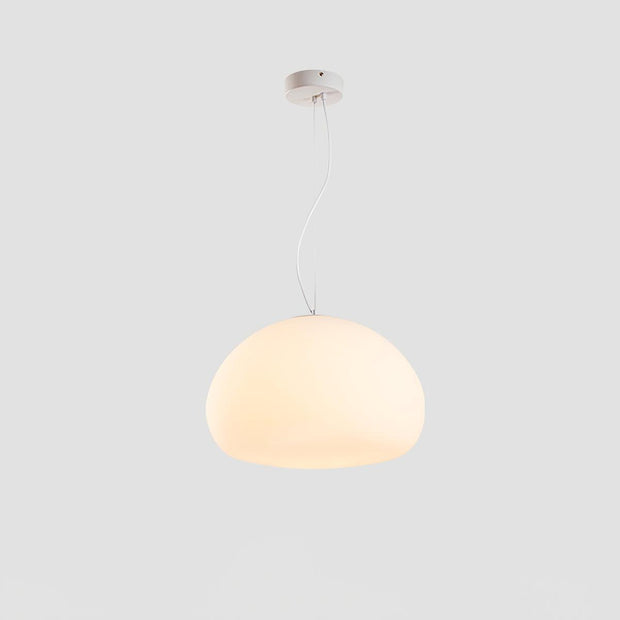 Chic Bao-Shaped Pendant – Contemporary Glass Design for a Warm Atmosphere
