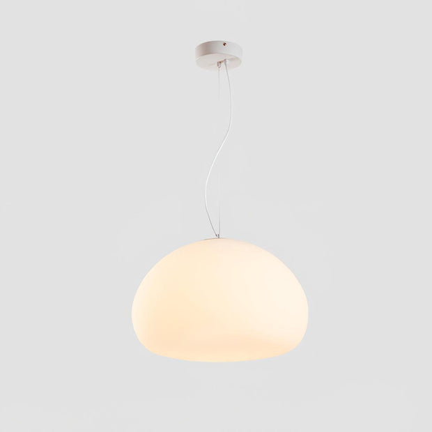 Chic Bao-Shaped Pendant – Contemporary Glass Design for a Warm Atmosphere