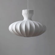 Élégante suspension Bella Bloom – Lampe vintage intemporelle en soie naturelle et métal