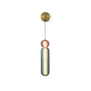 Radiant Golden Bellflower Wall Sconce – Elegant Beige Orchids for a Warm and Welcoming Atmosphere