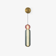 Radiant Golden Bellflower Wall Sconce – Elegant Beige Orchids for a Warm and Welcoming Atmosphere