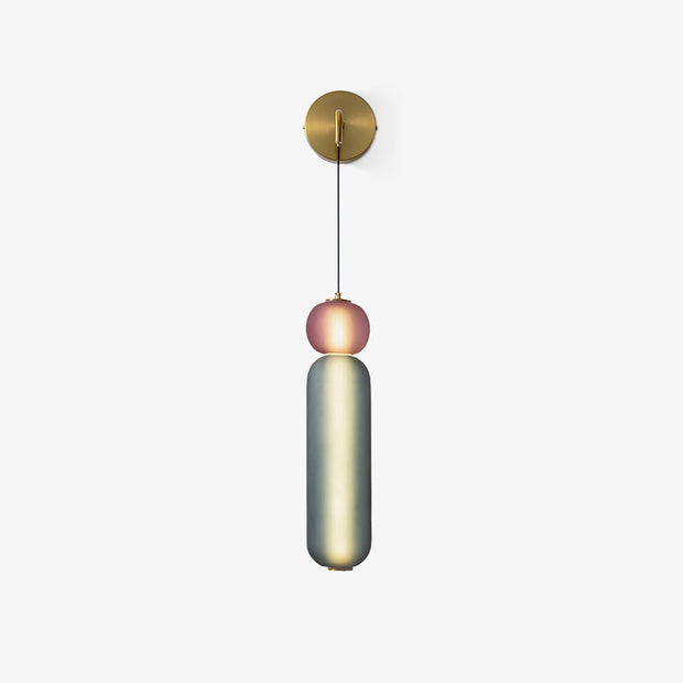 Radiant Golden Bellflower Wall Sconce – Elegant Beige Orchids for a Warm and Welcoming Atmosphere