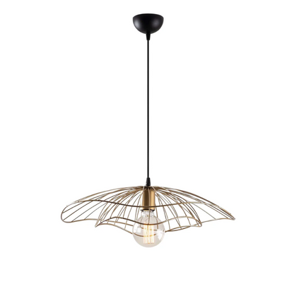 Suspension en Or Pétale Exquise – Design Floral Délicat avec Éclat LED Chaud
