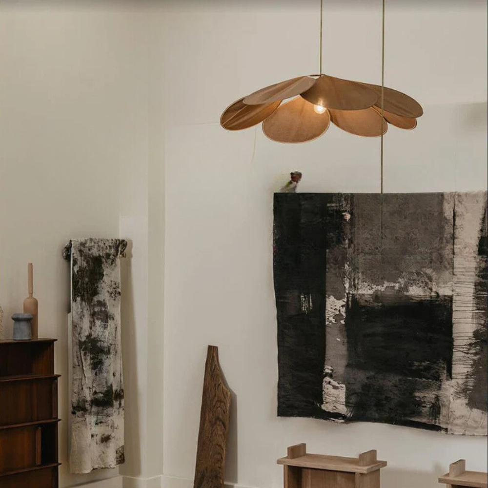 Élégante Suspension Floralume – Élégance Florale Exquise avec une Lumière LED Confortable