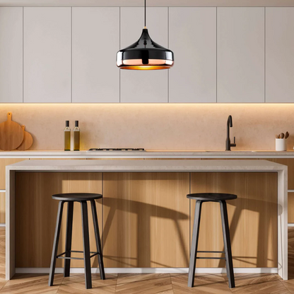 Suspension Élégante Midnight Gloss – Un Design Contemporain Éblouissant avec une Finition Chic