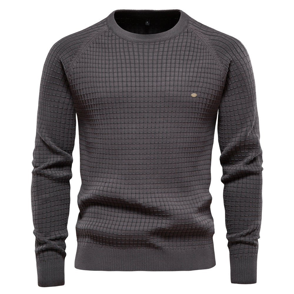 Sweatshirt Texturé Karl en Tissu Respirant – Confort Optimal et Style Moderne, Coupe Décontractée, Idéal pour Quotidien et Bureau