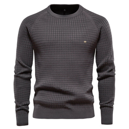 Sweatshirt Texturé Karl en Tissu Respirant – Confort Optimal et Style Moderne, Coupe Décontractée, Idéal pour Quotidien et Bureau